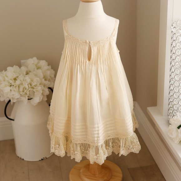GORGEOUS Vintage Toddler Girl's Day Gown Portrait Dress Slip Size 2 Boutique NWT - Picture 8 of 9